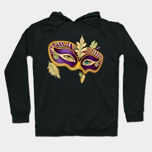 Mardi Gras Fleur De Lis mardi Tree Hoodie